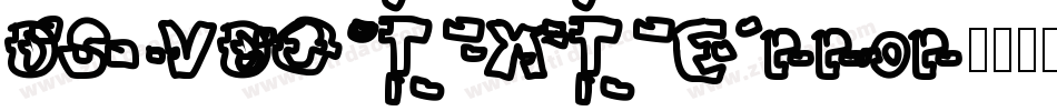 DS VDOTXTError字体转换
